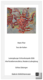 Cover vom Informationsflyer zur Ausstellung bei den Ludwigsburger Schlossfestspiele 2026